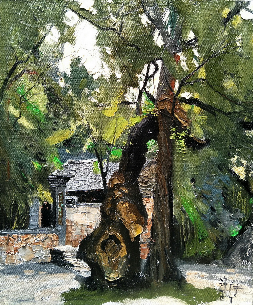 文化寻根系列-“艺术中关村”画家团北京曹雪芹纪念馆写生纪实