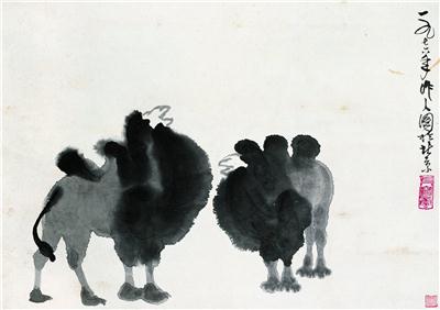 吴作人-《骆驼》|【荣宝拍卖】-2004年迎春书画拍卖会