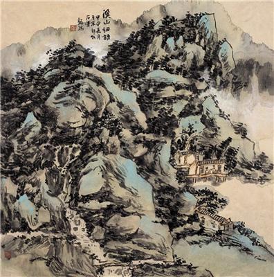 龙瑞-《溪山细语》|【荣宝拍卖】-2004年书画精品拍卖会（第45期）