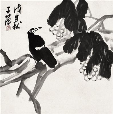 崔子范-《花鸟》|【荣宝拍卖】-2004年书画精品拍卖会（第45期）