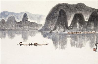 陈佩秋-《漓江山水》|【荣宝拍卖】-2004年书画精品拍卖会（第45期）