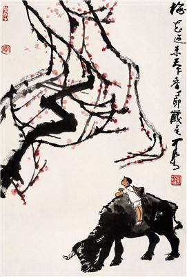 李可染-《梅花牧童》|【荣宝拍卖】-荣宝2004春季艺术品拍卖会