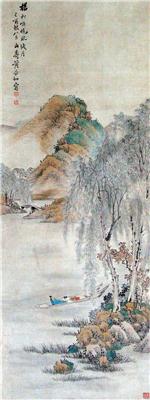 黄山寿-《柳永词意图》|【荣宝拍卖】-2004年书画收藏拍卖会（第48期）