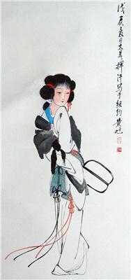 黄 旭-《仕女》|【荣宝拍卖】-2004年书画收藏拍卖会（第48期）