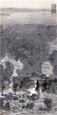 卢禹舜-《山水》|【荣宝拍卖】-2005书画精品拍卖会（第50期）