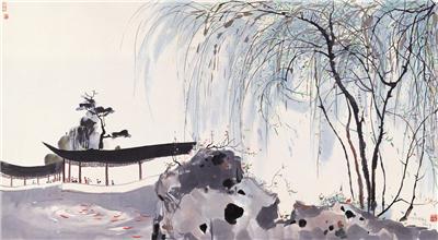 吴冠中-《能不忆江南》|【荣宝拍卖】-2005年春季大型艺术品拍卖会