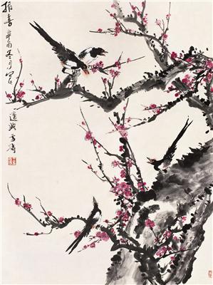 王雪涛-《报喜图》|【荣宝拍卖】-2005年春季大型艺术品拍卖会