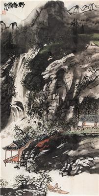 龙瑞-《野趣图》|【荣宝拍卖】-2005年北京荣宝书画精品拍卖会（第51期）