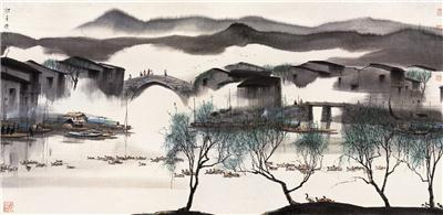 杨明义-《江南雨后》|【荣宝拍卖】-2005年北京荣宝书画精品拍卖会（第51期）
