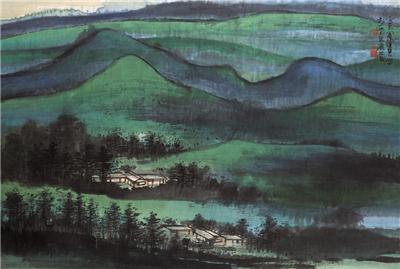 陈佩秋-《青山居》|【荣宝拍卖】-荣宝2006迎新(上海)书画精品拍卖会