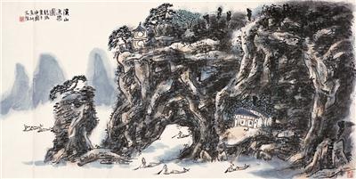 龙瑞-《溪山渔乐图》|【荣宝拍卖】-2006年北京荣宝书画精品拍卖会（第53期）