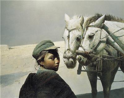 罗中立-《荒原》|【荣宝拍卖】-2006年春季大型艺术品拍卖会