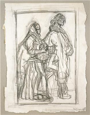 陈丹青-《西藏组画-素描稿》|【荣宝拍卖】-2006年春季大型艺术品拍卖会