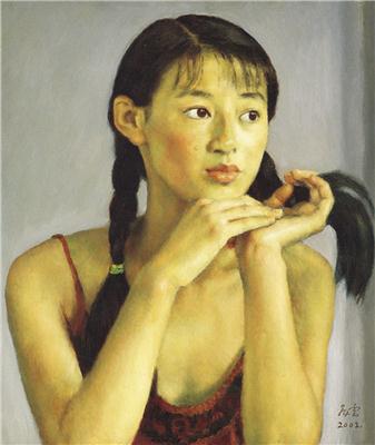 杨飞云-《女学生》|【荣宝拍卖】-2006年春季大型艺术品拍卖会