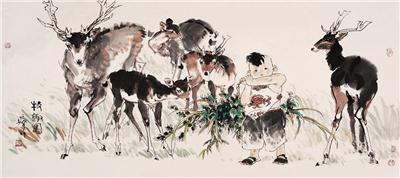 李延声-《牧趣》|【荣宝拍卖】-2006年春季大型艺术品拍卖会