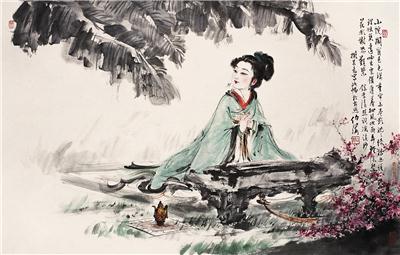 白伯骅-《小院闲窗》|【荣宝拍卖】-南京06夏季书画精品联合拍卖会