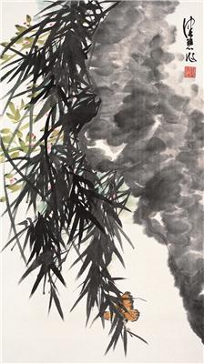 陈佩秋-《蝴蝶兰》|【荣宝拍卖】-2006年北京荣宝书画精品拍卖会（第54期）