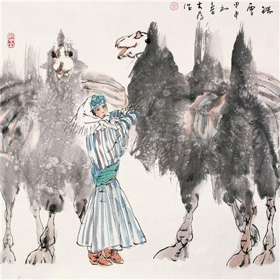 刘大为-《瑞雪》|【荣宝拍卖】-2006年北京荣宝书画精品拍卖会（第54期）