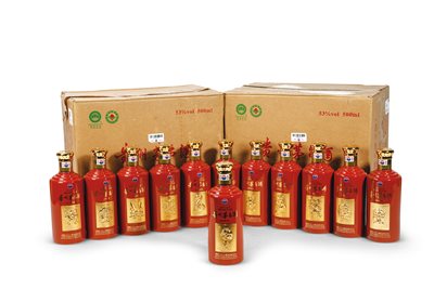 《2010年产黄永玉十二生肖贵州茅台酒》|【荣宝拍卖】-北京荣宝2020秋季艺术品拍卖会