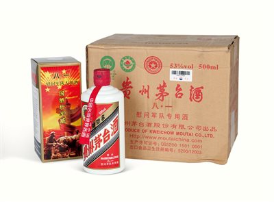 《2010年产五星牌八一慰问军队专用贵州茅台酒》|【荣宝拍卖】-北京荣宝2020春季艺术品拍卖会