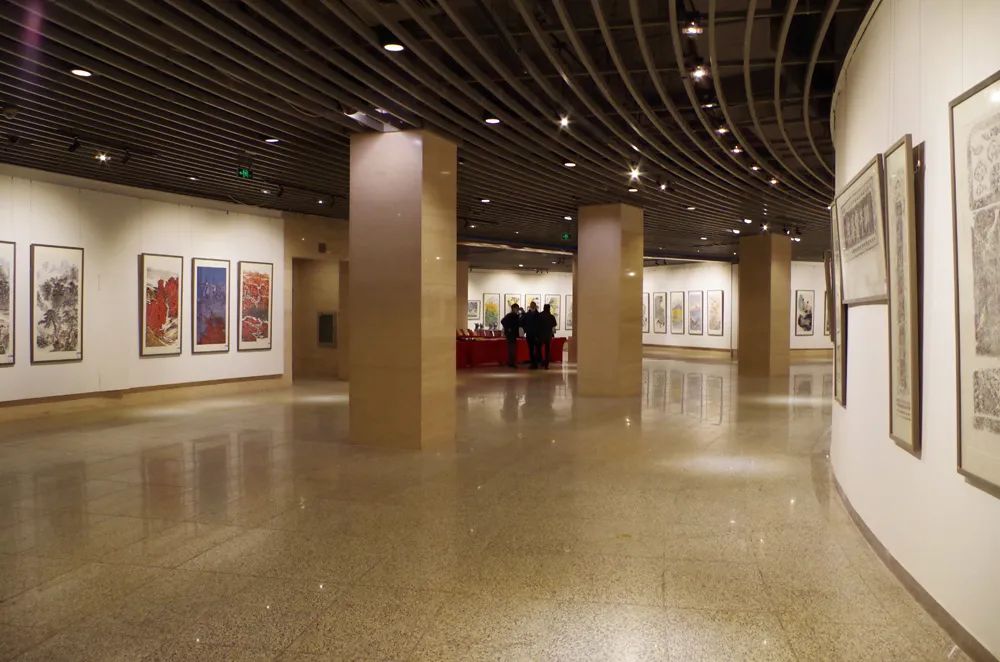 第二届《三山五园》主题艺术展在北京中华世纪坛开展