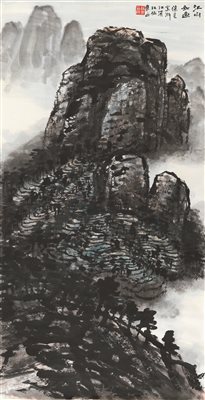 徐里（b.1961）《江山如画 镜心 设色纸本》|【荣宝拍卖】-2021春季艺术品拍卖会