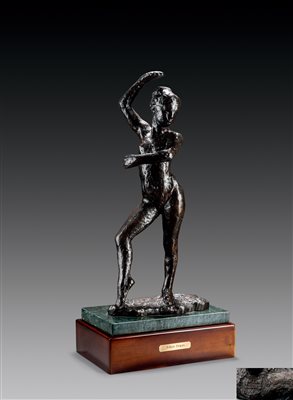 埃德加·德加（1837-1917）《西班牙舞 铸铜雕塑》|【荣宝拍卖】-2021春季艺术品拍卖会