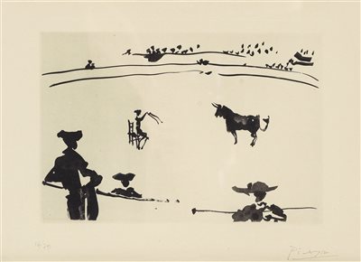 巴勃罗·毕加索（1881-1973）《斗牛 石版画》|【荣宝拍卖】-2021春季艺术品拍卖会