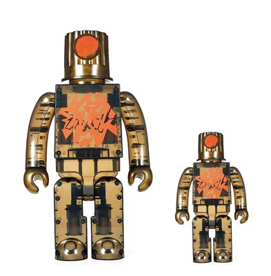 Kubrick《库布里克 涂鸦FUTURA X STASH RECON 1000% 400% 100%》|【荣宝拍卖】-2021春季艺术品拍卖会