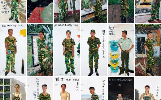 刘小东《战地写生——新十八罗汉像》——在“现实”的土壤上记录