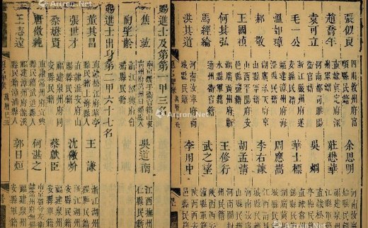 --                            *2459 
                            1589年《明万历十七年进士题名碑录（巳丑科）》1册