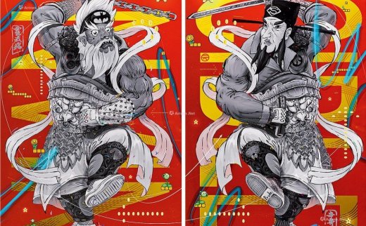 于杨（B.1979）
                                                                                                                                                2506 
                            2020年作 Invincible：Unbeatable《无可匹敌：百战百胜》 数码喷绘