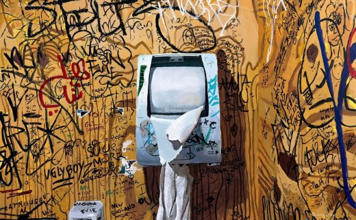 陈轩荣（B.1991）
                                                                                                                                                2513 
                            2020年作 The Toilet Paper 布面丙烯