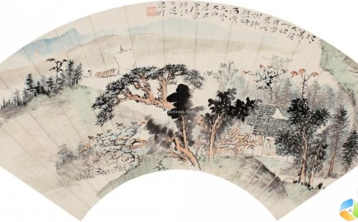 唐云（1910～1993）
                                                                                                                                                0259 
                            1946年作 坐咏离骚 镜片 设色纸本