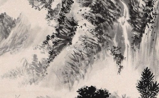 朱梅邨
                                                                                                                                                0205 
                            山居清趣图 立轴 水墨纸本