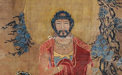 --                            2397 
                            釈尊图 立轴 设色绢本