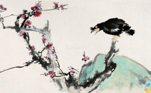 王雪涛（1903-1982）
                                                                                                                                                0205 
                            可以栖迟 镜心 设色纸本
