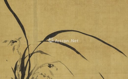 白蕉
                                                                                                                                                0140 
                            空谷幽兰图 立轴 水墨绢本