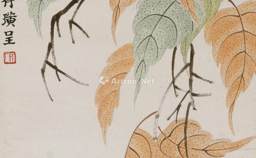 齐白石
                                                                                                                                                0017 
                            花鸟 立轴 纸本