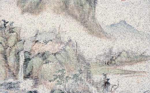 顾澐
                                                                                                                                                1888 
                            山水 立轴 纸本