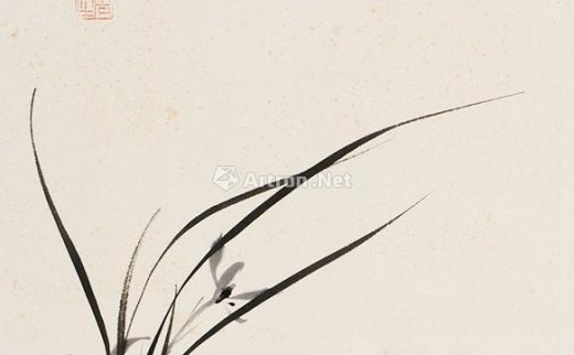溥伒
                                                                                                                                                1907 
                            兰草 立轴 纸本