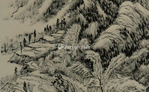 张仃
                                                                                                                                                0034 
                            山水 立轴 纸本