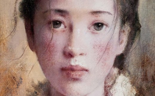 唐伟民（b.1971）
                                                                                                                                                0015 
                            2016年作 女孩 布面油画