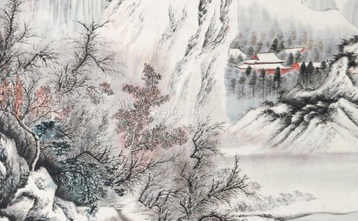 吴熙曾
                                                                                                                                                0239 
                            溪山雪雾图