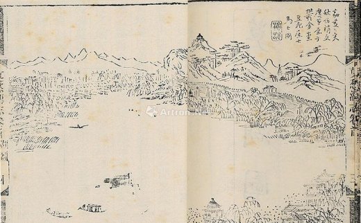 马士图（清）
                                        撰                                                                                                        0126 
                            莫愁湖志 六卷 纸本