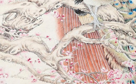 喻继高
                                                                                                                                                0185 
                            孔雀图