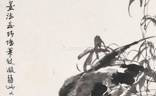 邓芬（1894～1964）
                                                                                                                                                0065 
                            红蕖浮香 立轴 水墨纸本