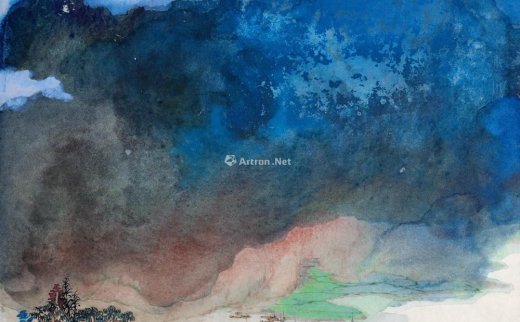 宋玉明（b.1954）
                                                                                                                                                0115 
                            幽江泛舟 镜片 设色纸本