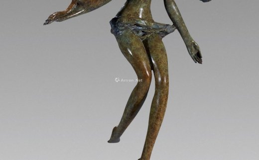 李雄（b.1987）
                                                                                                                                                1161 
                            2020年作 和风初畅 铜雕塑
