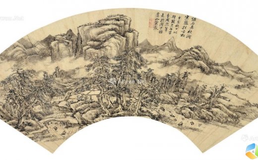 黄鼎
                                                                                                                                                2240 
                            山水扇面 纸本 -中国嘉德国际拍卖有限公司